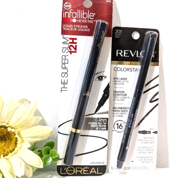 3/$21 π€ NEW Black Eyeliners L'Oreal & Revlon